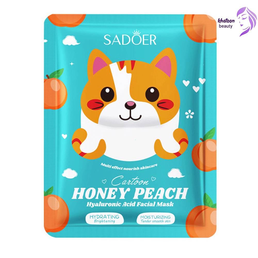Sadour-Peach-and-Honey-Sheet-Mask.png ماسک ورقه ای هلو و عسل سادور
